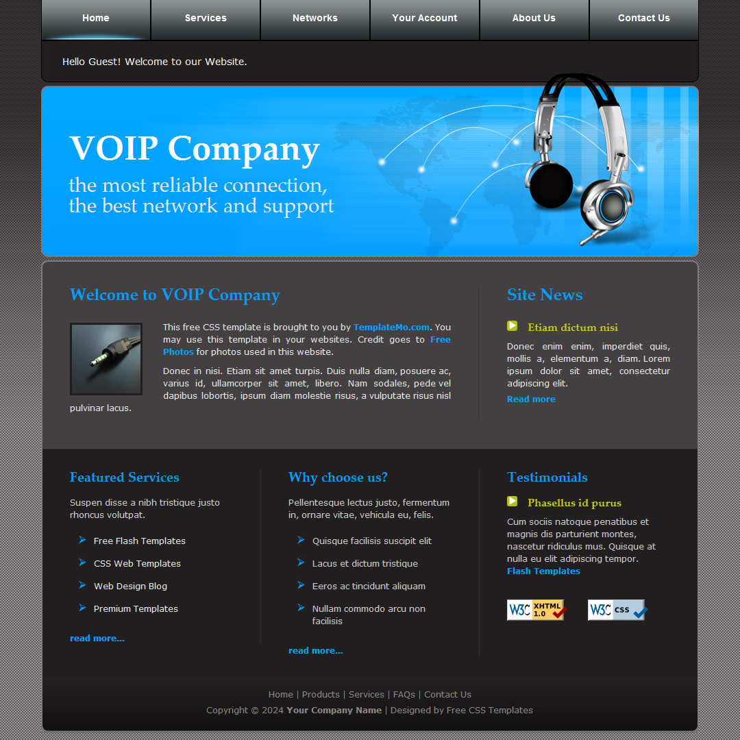 templatemo 097 voip