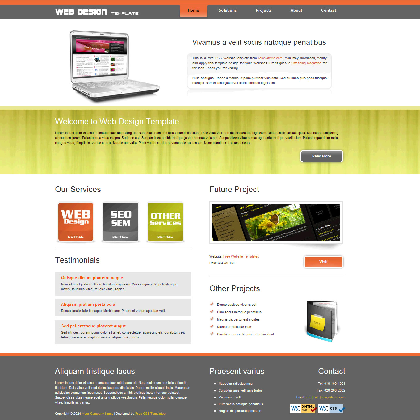 templatemo 109 web design