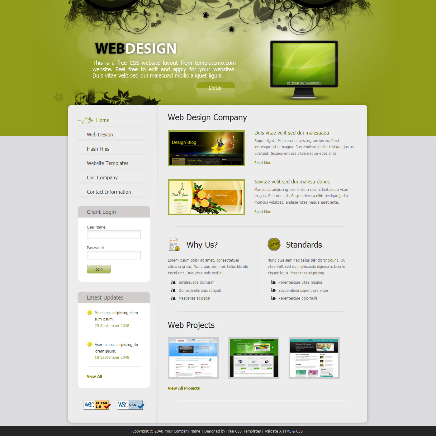 templatemo 243 web design