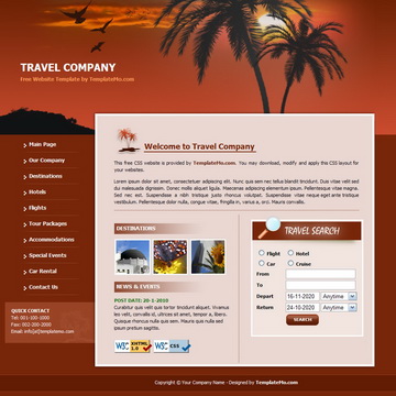 Travel Template