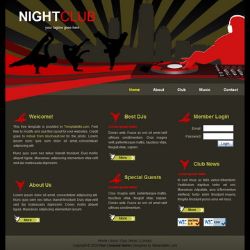 Nightclub Template