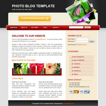 Photoblog Template