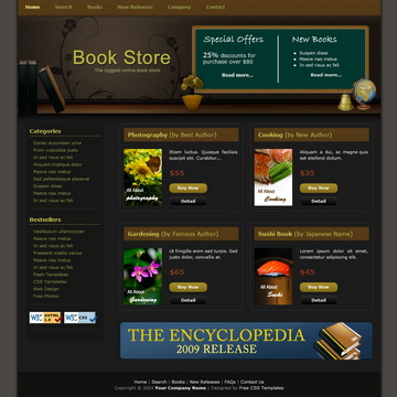 Book Store Template