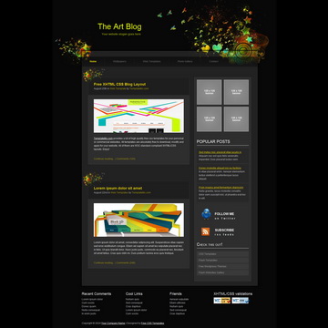 Art Blog Template