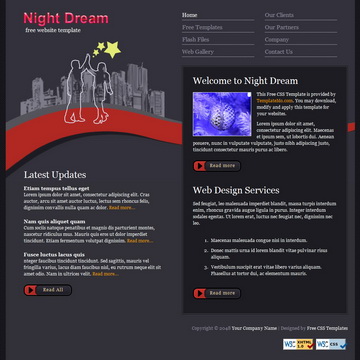 Night Dream Template