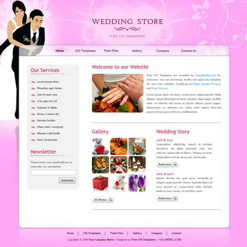 Wedding Store Template