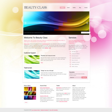 Beauty Class Template